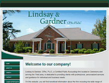 Tablet Screenshot of lindsay-gardnercpas.com